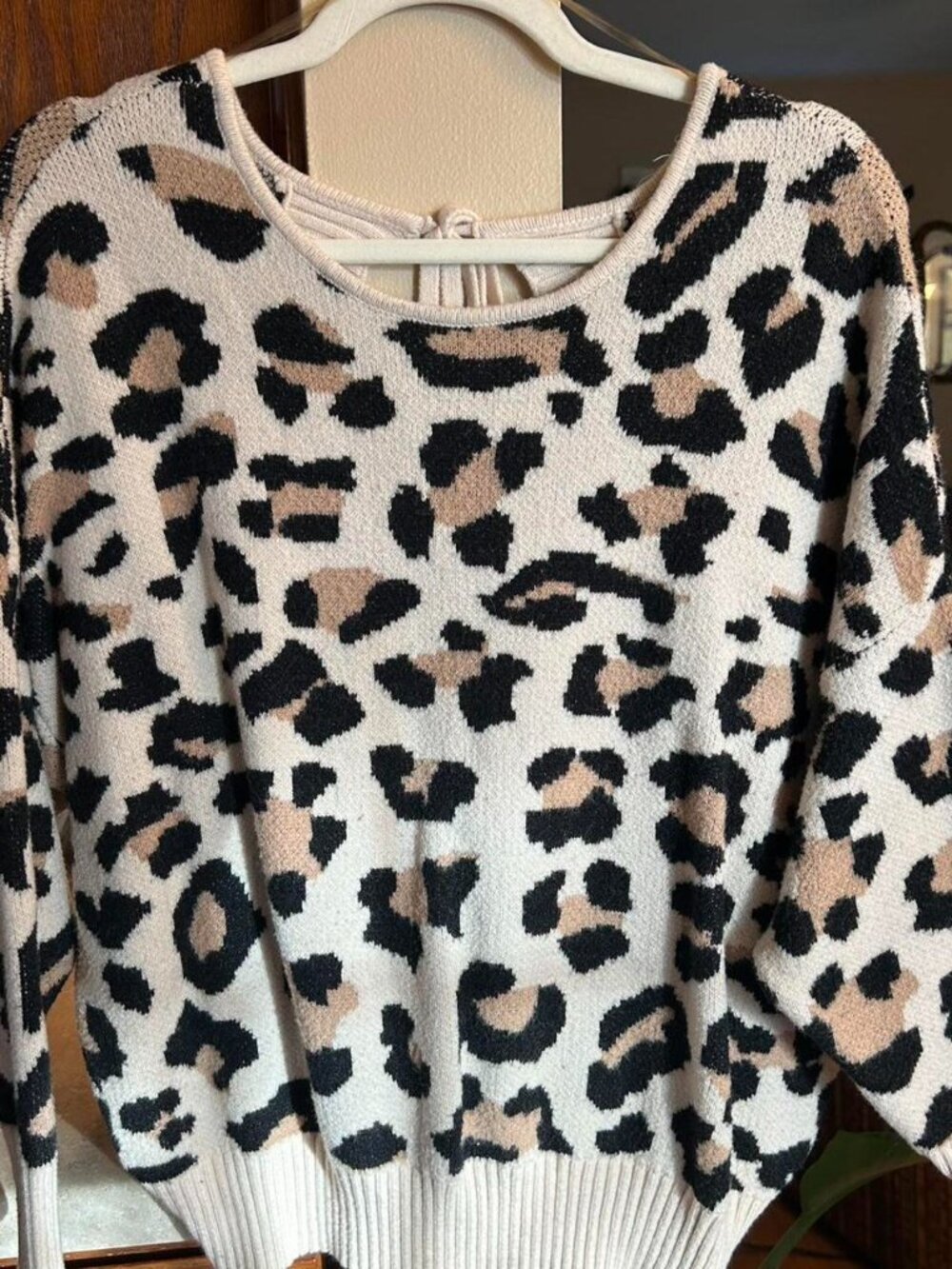 Leopard print sweater - Size XL